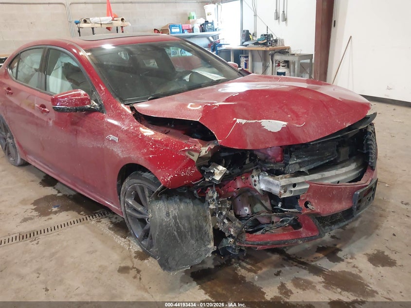 2019 Acura Tlx VIN 19UUB1F61KA003291 IAAI salvage auction — FRONT & REAR, Salvage (Idaho), sold $1,150 on 2026-08-03 (photo 6)