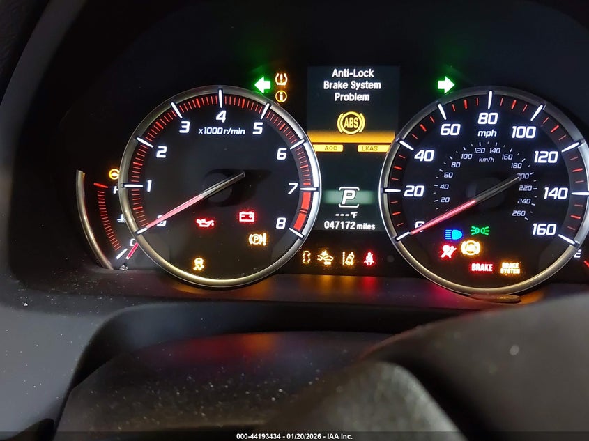 2019 Acura Tlx VIN 19UUB1F61KA003291 IAAI salvage auction — FRONT & REAR, Salvage (Idaho), sold $1,150 on 2026-08-03 (photo 7)