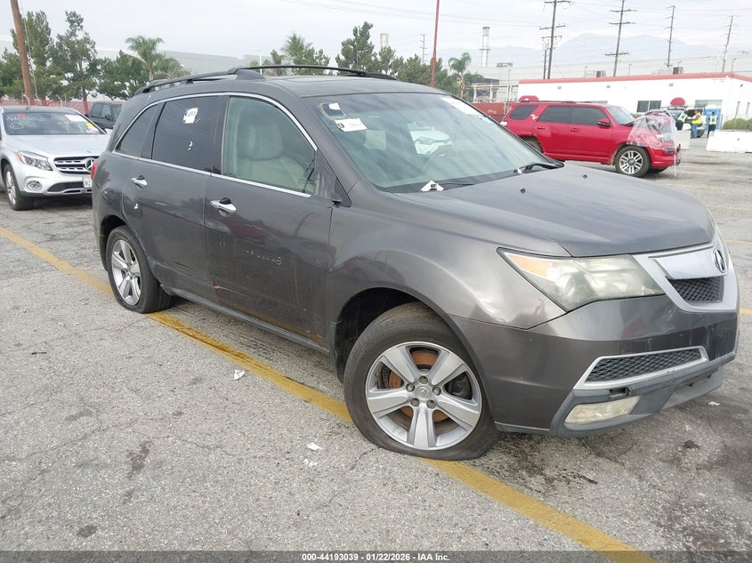 2012 Acura Mdx VIN 2HNYD2H32CH523029 IAAI salvage auction — RIGHT REAR, Salvage Title, sold $2,900 on 2026-08-02 (photo 1)