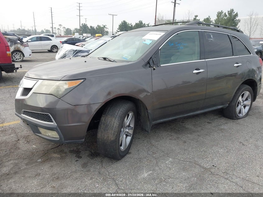 2012 Acura Mdx VIN 2HNYD2H32CH523029 IAAI salvage auction — RIGHT REAR, Salvage Title, sold $2,900 on 2026-08-02 (photo 2)