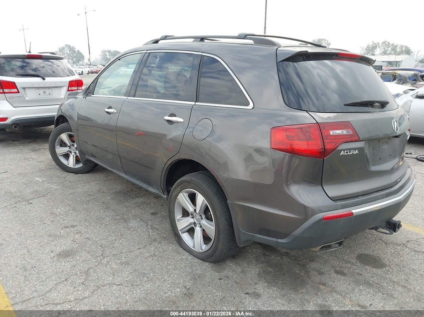 2012 Acura Mdx VIN 2HNYD2H32CH523029 IAAI salvage auction — RIGHT REAR, Salvage Title, sold $2,900 on 2026-08-02 (photo 3)