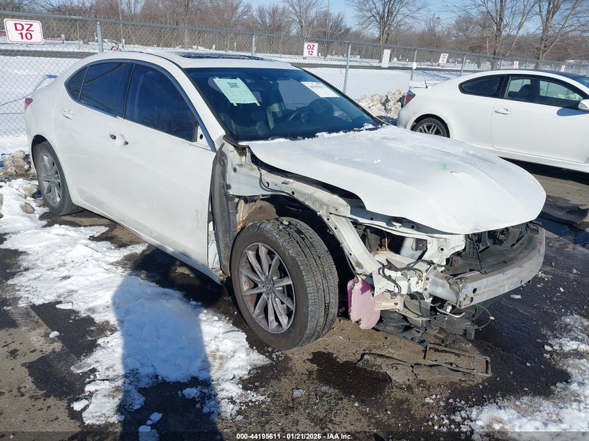 2018 Acura Tlx VIN 19UUB1F38JA007827 IAAI salvage auction — FRONT END, Salvage Title, sold $2,450 on 2026-07-29 (photo 1)