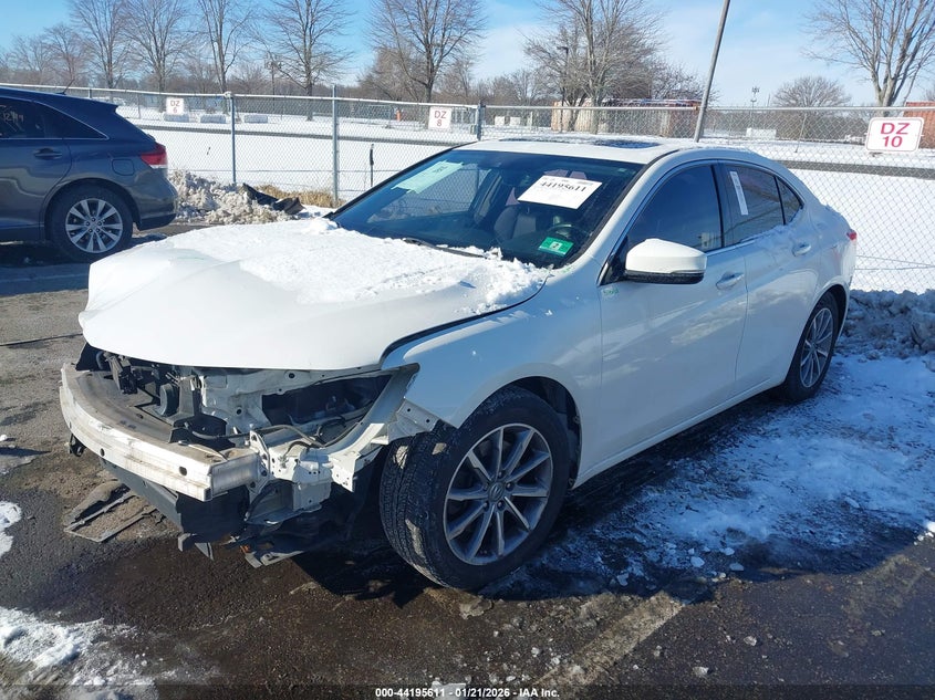 2018 Acura Tlx VIN 19UUB1F38JA007827 IAAI salvage auction — FRONT END, Salvage Title, sold $2,450 on 2026-07-29 (photo 2)