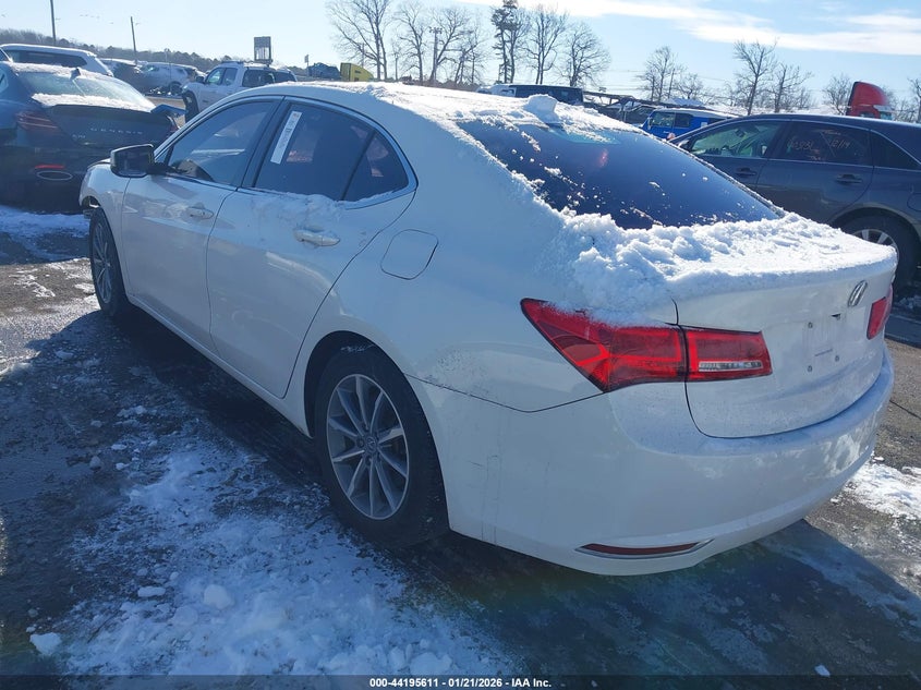 2018 Acura Tlx VIN 19UUB1F38JA007827 IAAI salvage auction — FRONT END, Salvage Title, sold $2,450 on 2026-07-29 (photo 3)