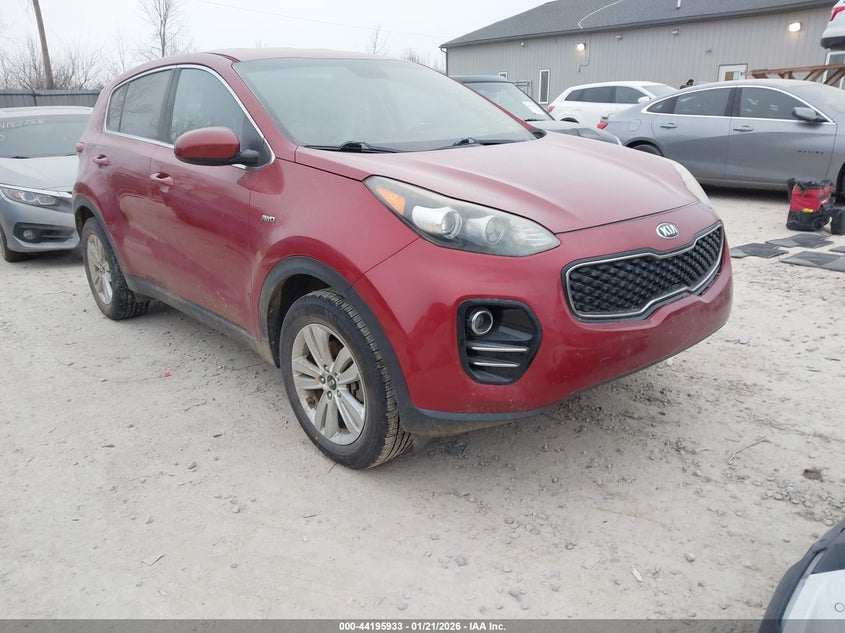 2018 Kia Sportage VIN KNDPMCAC3J7371479 IAAI salvage auction — LEFT SIDE, Salvage Title, sold $1,750 on 2026-07-08 (photo 1)