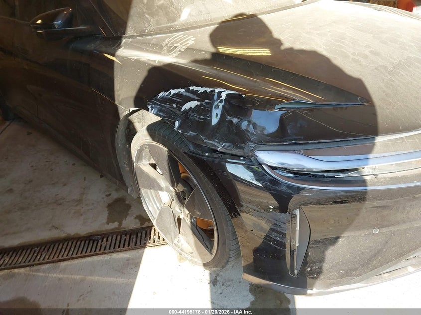 2025 Lucid Air VIN 50EA1GBAXSA004257 IAAI salvage auction — RIGHT REAR, Salvage Title, sold $35,400 on 2026-08-26 (photo 6)