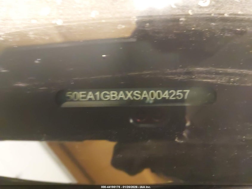 2025 Lucid Air VIN 50EA1GBAXSA004257 IAAI salvage auction — RIGHT REAR, Salvage Title, sold $35,400 on 2026-08-26 (photo 9)