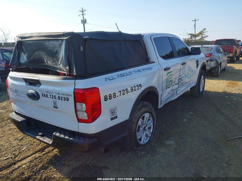 2024 Ford Ranger VIN 1FTER4BH8RLE24382 IAAI salvage auction — RIGHT SIDE, Salvage Title, sold $8,600 on 2026-07-27 (photo 4)