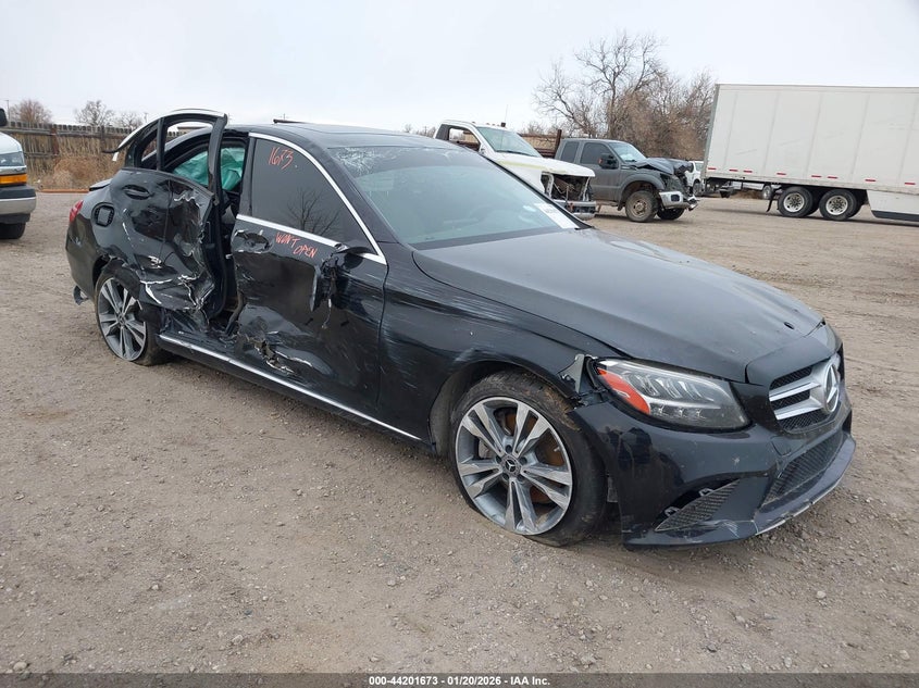 2021 Mercedes-benz C-klasse VIN W1KWF8EB4MR614431 IAAI salvage auction — RIGHT REAR, Salvage Title, sold $25 on 2026-07-29 (photo 1)