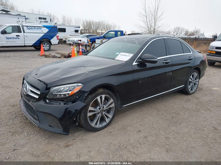 2021 Mercedes-benz C-klasse VIN W1KWF8EB4MR614431 IAAI salvage auction — RIGHT REAR, Salvage Title, sold $25 on 2026-07-29 (photo 2)
