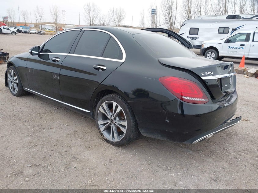 2021 Mercedes-benz C-klasse VIN W1KWF8EB4MR614431 IAAI salvage auction — RIGHT REAR, Salvage Title, sold $25 on 2026-07-29 (photo 3)