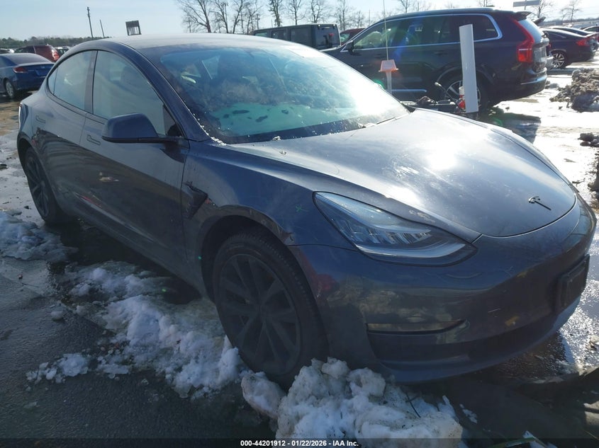 2019 Tesla Model 3 VIN 5YJ3E1EB2KF520722 IAAI salvage auction — LEFT FRONT, Salvage (New Jersey), sold $6,175 on 2026-07-30 (photo 1)