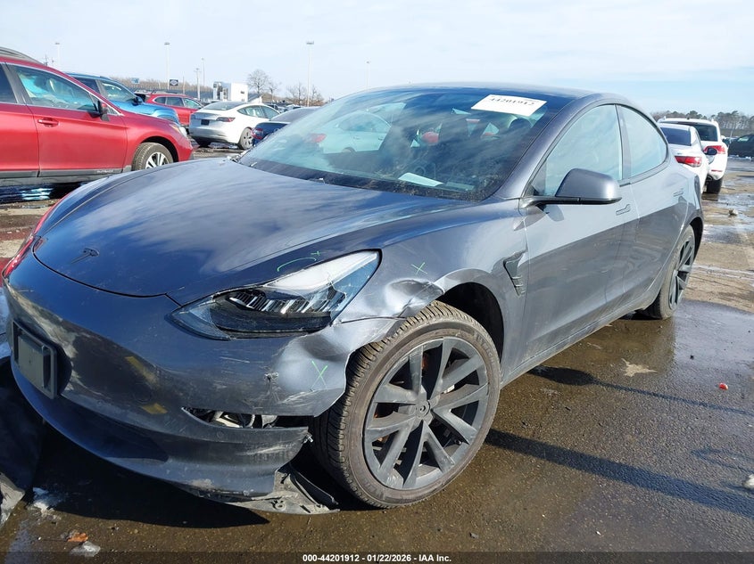 2019 Tesla Model 3 VIN 5YJ3E1EB2KF520722 IAAI salvage auction — LEFT FRONT, Salvage (New Jersey), sold $6,175 on 2026-07-30 (photo 2)