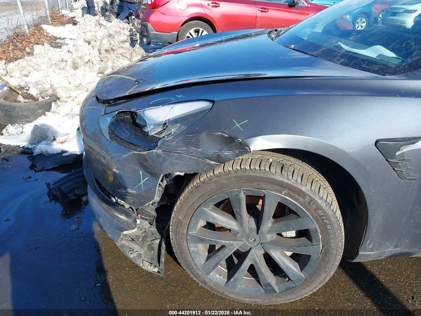 2019 Tesla Model 3 VIN 5YJ3E1EB2KF520722 IAAI salvage auction — LEFT FRONT, Salvage (New Jersey), sold $6,175 on 2026-07-30 (photo 6)