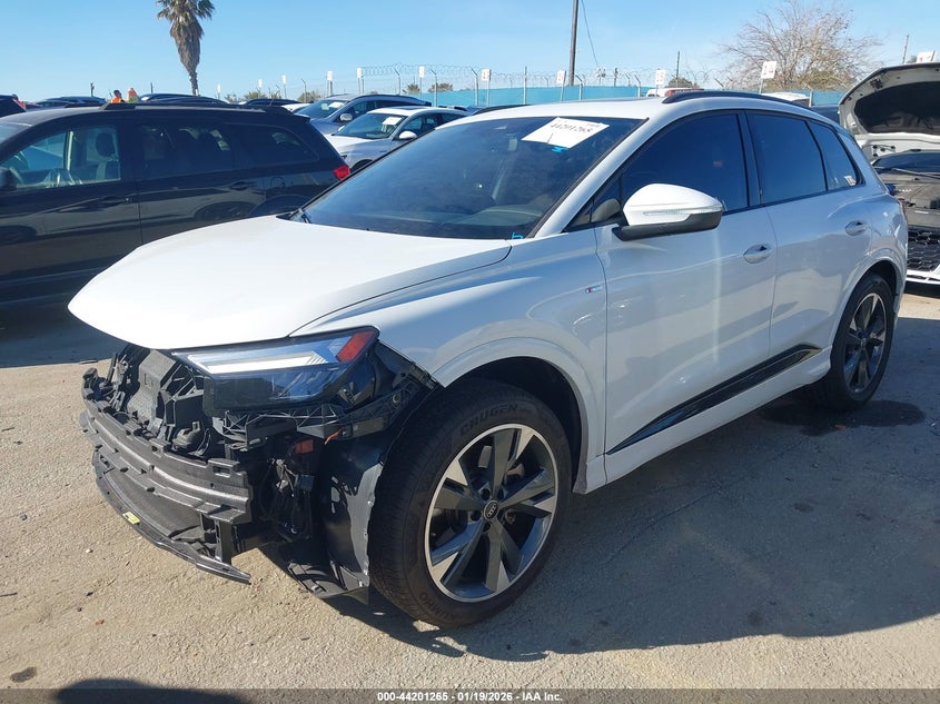 2024 Audi Q4 e-tron VIN WA1K2BFZ9RP028561 IAAI salvage auction — FRONT END, Salvage (California), sold $11,800 on 2026-07-08 (photo 2)