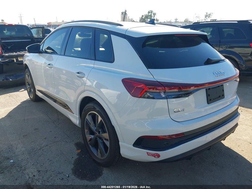 2024 Audi Q4 e-tron VIN WA1K2BFZ9RP028561 IAAI salvage auction — FRONT END, Salvage (California), sold $11,800 on 2026-07-08 (photo 3)