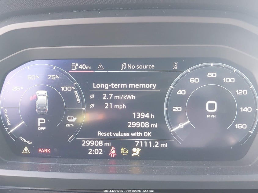 2024 Audi Q4 e-tron VIN WA1K2BFZ9RP028561 IAAI salvage auction — FRONT END, Salvage (California), sold $11,800 on 2026-07-08 (photo 7)