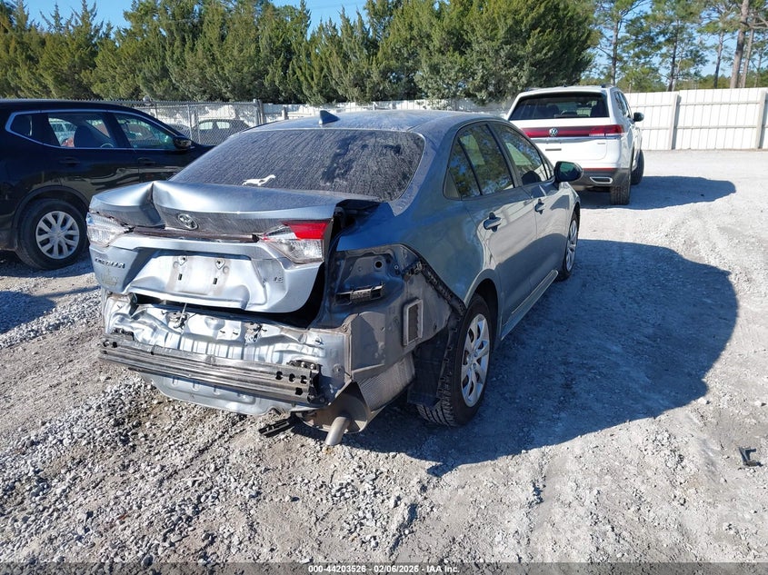 2020 Toyota Corolla VIN JTDEPRAE0LJ057751 IAAI salvage auction — FRONT & REAR, Salvage Title, sold $2,550 on 2026-07-23 (photo 4)