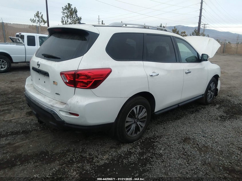 2017 Nissan Pathfinder VIN 5N1DR2MM0HC636200 IAAI salvage auction — FRONT END, Other, sold $125 on 2026-07-10 (photo 4)