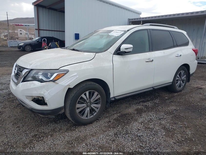 2017 Nissan Pathfinder VIN 5N1DR2MM0HC636200 IAAI salvage auction — FRONT END, Other, sold $125 on 2026-07-10 (photo 2)