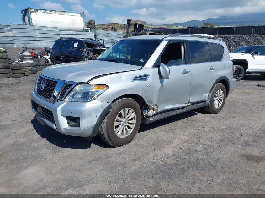 2018 Nissan Armada VIN JN8AY2ND6JX002224 IAAI salvage auction — LEFT SIDE, Clear (Hawaii), sold $2,075 on 2026-07-14 (photo 2)