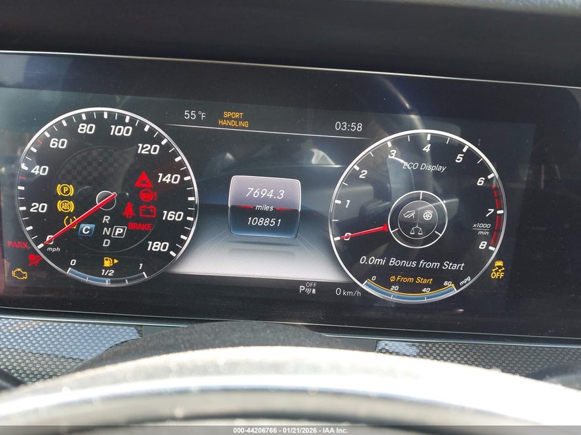 2017 Mercedes-benz VIN WDDZF6EBXHA148980 IAAI salvage auction — FRONT END, Salvage (Georgia), sold $6,700 on 2026-07-08 (photo 7)