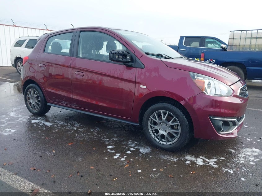 2019 Mitsubishi Mirage VIN ML32A3HJ2KH011139 IAAI salvage auction — LEFT SIDE, Original (Texas), sold $1,550 on 2026-07-14 (photo 1)