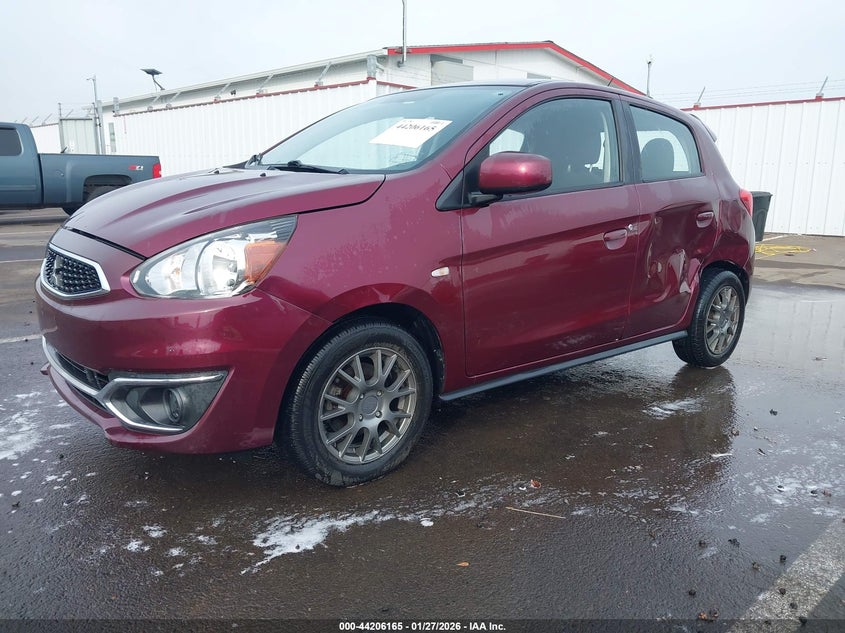 2019 Mitsubishi Mirage VIN ML32A3HJ2KH011139 IAAI salvage auction — LEFT SIDE, Original (Texas), sold $1,550 on 2026-07-14 (photo 2)