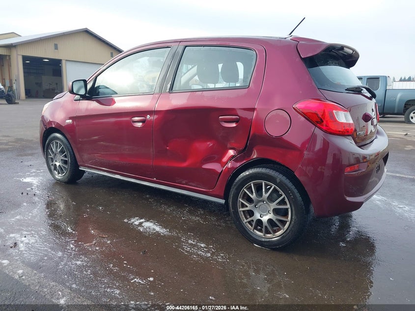 2019 Mitsubishi Mirage VIN ML32A3HJ2KH011139 IAAI salvage auction — LEFT SIDE, Original (Texas), sold $1,550 on 2026-07-14 (photo 3)