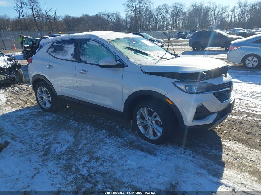 2020 Buick Encore gx VIN KL4MMCSL6LB132049 IAAI salvage auction — LEFT SIDE, Salvage Title, sold $225 on 2026-07-28 (photo 1)