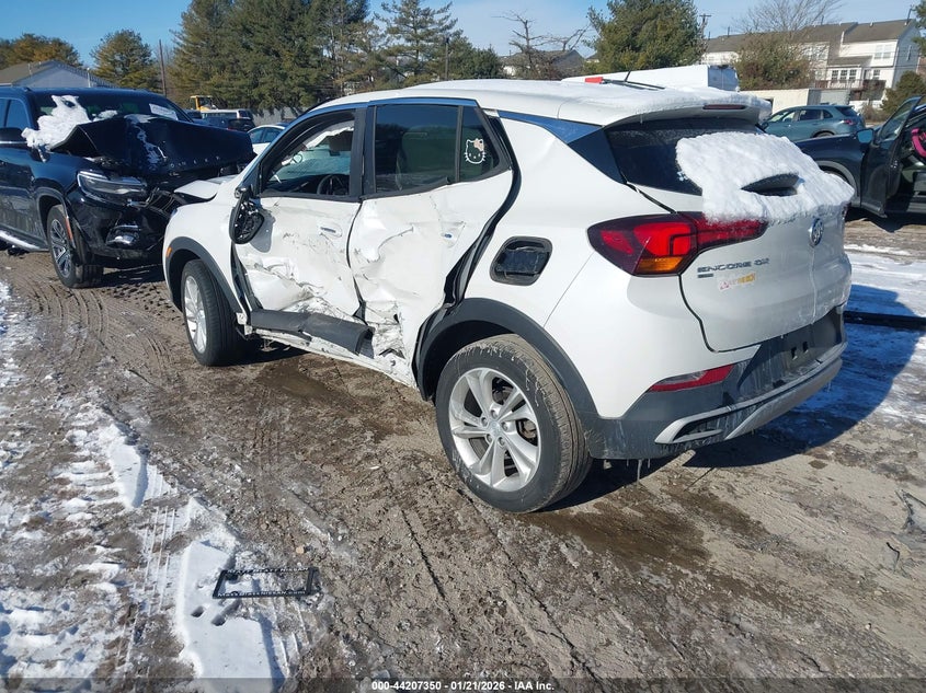 2020 Buick Encore gx VIN KL4MMCSL6LB132049 IAAI salvage auction — LEFT SIDE, Salvage Title, sold $225 on 2026-07-28 (photo 3)