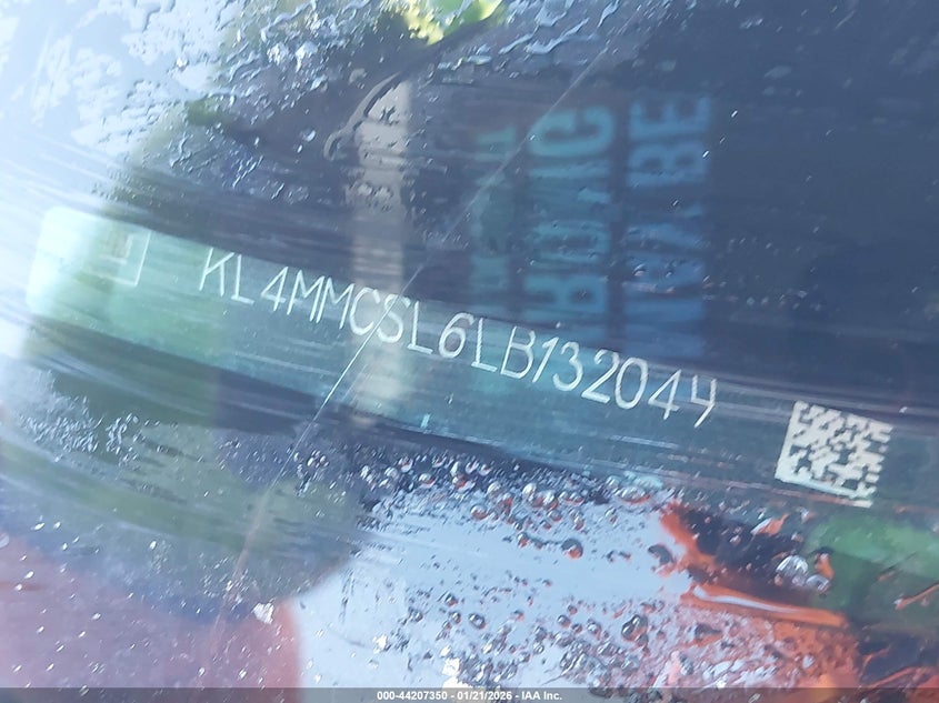 2020 Buick Encore gx VIN KL4MMCSL6LB132049 IAAI salvage auction — LEFT SIDE, Salvage Title, sold $225 on 2026-07-28 (photo 9)