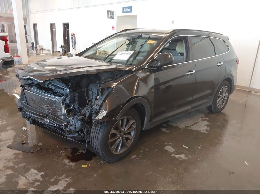 2017 Hyundai Santa fe VIN KM8SM4HF2HU167408 IAAI salvage auction — FRONT END, Salvage (Missouri), sold $25 on 2026-07-21 (photo 2)