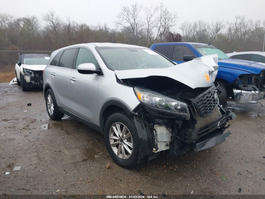 2019 Kia Sorento VIN 5XYPG4A57KG576922 IAAI salvage auction — FRONT END, Salvage Title, sold $1,000 on 2026-07-16 (photo 1)