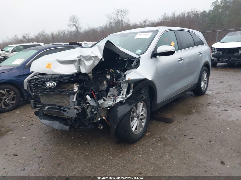 2019 Kia Sorento VIN 5XYPG4A57KG576922 IAAI salvage auction — FRONT END, Salvage Title, sold $1,000 on 2026-07-16 (photo 2)