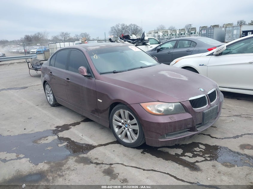 2006 BMW 3 series VIN WBAVB13586PT17230 IAAI salvage auction — RIGHT REAR, Clear (Virginia), sold $200 on 2026-07-06 (photo 1)