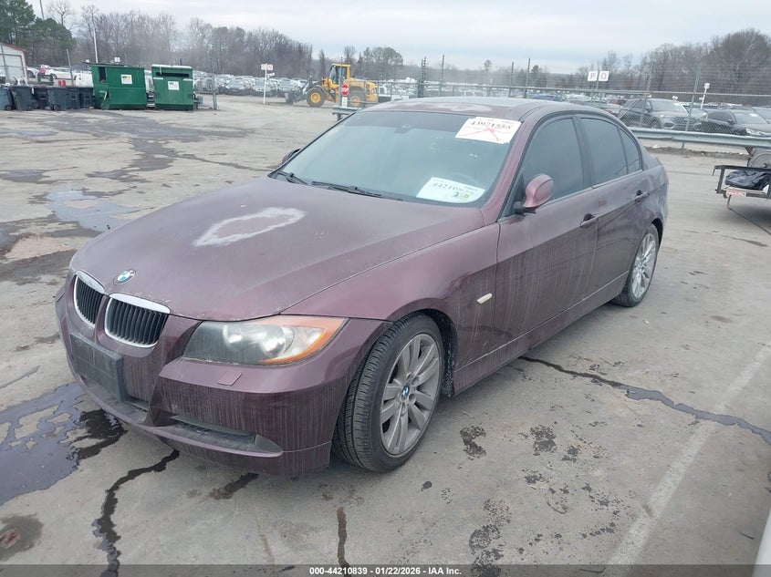 2006 BMW 3 series VIN WBAVB13586PT17230 IAAI salvage auction — RIGHT REAR, Clear (Virginia), sold $200 on 2026-07-06 (photo 2)