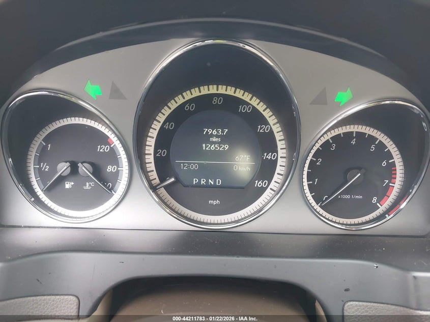 2011 Mercedes-benz C-klasse VIN WDDGF5EB0BR160761 IAAI salvage auction — FRONT & REAR, Salvage (Texas), sold $475 on 2026-07-17 (photo 7)