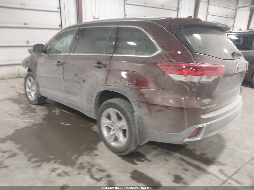 2017 Toyota Highlander VIN 5TDDZRFH9HS468813 IAAI salvage auction — FRONT END, Salvage (Iowa), sold $4,150 on 2026-07-21 (photo 3)