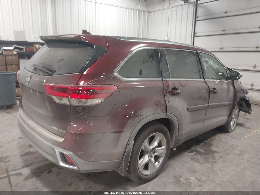 2017 Toyota Highlander VIN 5TDDZRFH9HS468813 IAAI salvage auction — FRONT END, Salvage (Iowa), sold $4,150 on 2026-07-21 (photo 4)