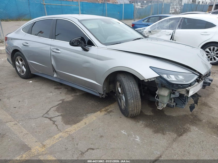 2021 Hyundai Sonata VIN 5NPEG4JA8MH087879 IAAI salvage auction — FRONT END, Salvage Title, sold $1,900 on 2026-07-08 (photo 1)