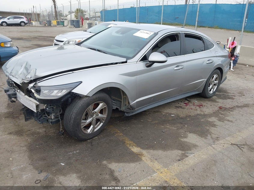 2021 Hyundai Sonata VIN 5NPEG4JA8MH087879 IAAI salvage auction — FRONT END, Salvage Title, sold $1,900 on 2026-07-08 (photo 2)
