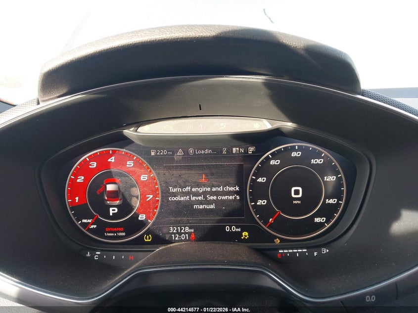 2020 Audi Tts VIN TRUA1AFV6L1002754 IAAI salvage auction — FRONT END, Salvage (Indiana), sold $1,200 on 2026-07-30 (photo 7)