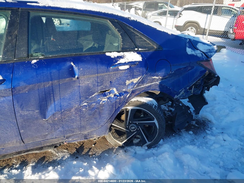 2021 Hyundai Elantra VIN KMHLR4AF0MU202232 IAAI salvage auction — LEFT SIDE, Salvage (Indiana), sold $2,750 on 2026-07-28 (photo 6)