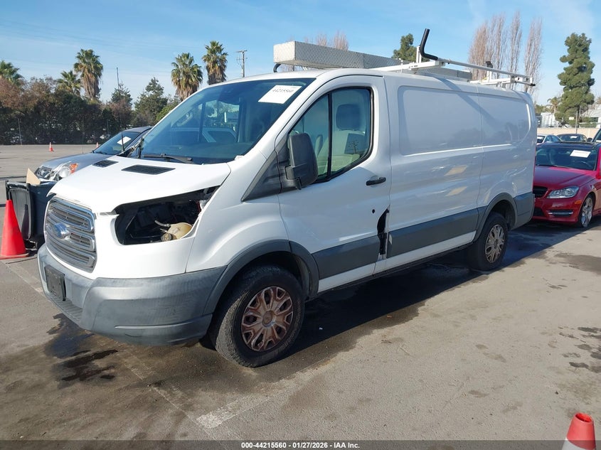 2016 Ford Transit VIN 1FTYR1ZM1GKA34466 IAAI salvage auction — LEFT FRONT, Salvage (California), sold $3,000 on 2026-07-29 (photo 2)
