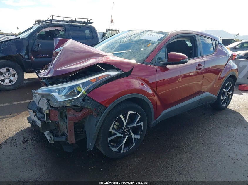2018 Toyota C-hr VIN NMTKHMBX6JR037618 IAAI salvage auction — RIGHT FRONT, Salvage (Arizona), sold $2,400 on 2026-07-07 (photo 2)