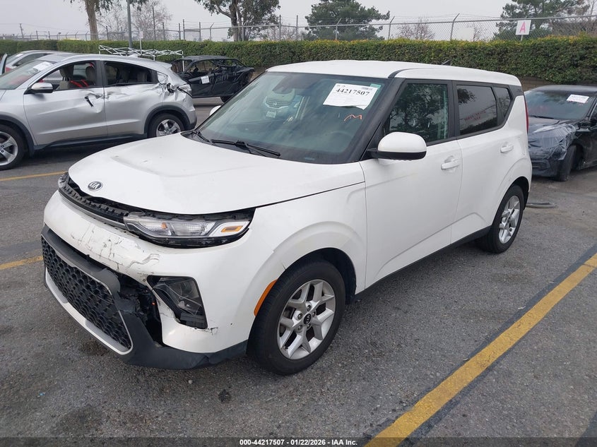 2020 Kia Soul VIN KNDJ23AU0L7701859 IAAI salvage auction — FRONT END, Salvage (California), sold $2,000 on 2026-07-21 (photo 2)
