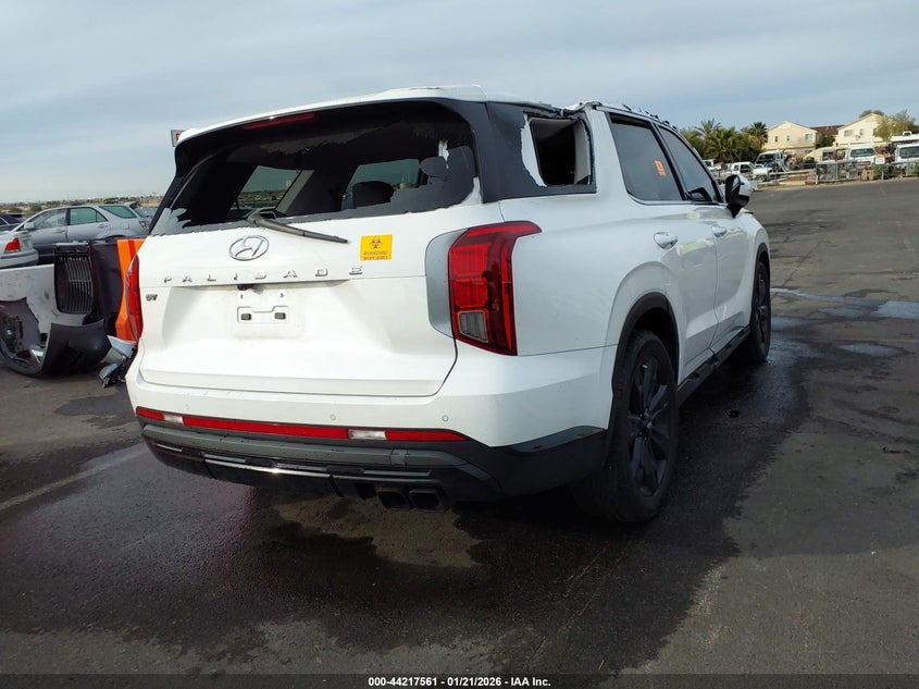 2023 Hyundai Palisade VIN KM8R34GE7PU499255 IAAI salvage auction — ROLLOVER, Salvage Title, sold $4,600 on 2026-07-12 (photo 4)