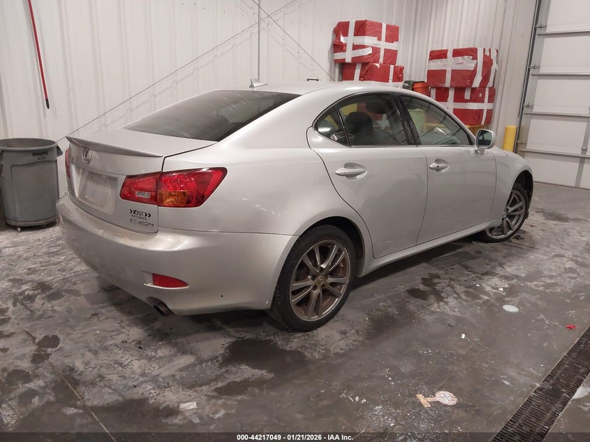 2008 Lexus Is VIN JTHBK262885069572 IAAI salvage auction — RIGHT FRONT, Salvage (Kansas), sold $600 on 2026-07-16 (photo 4)