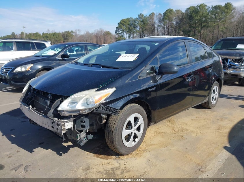 2015 Toyota Prius VIN JTDKN3DU7F2003404 IAAI salvage auction — FRONT END, Salvage (North Carolina), sold $1,150 on 2026-07-31 (photo 2)